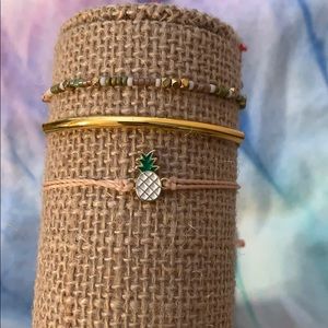 Pura vida pineapple bracelets